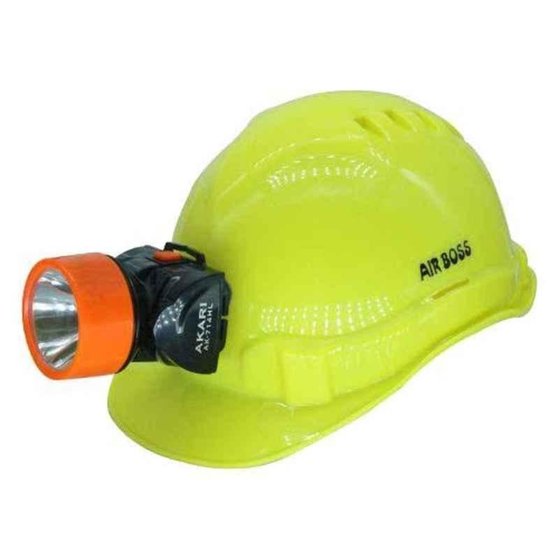 Buy safe dot SDH LED HDPE Safety Helmet with Rechargeable