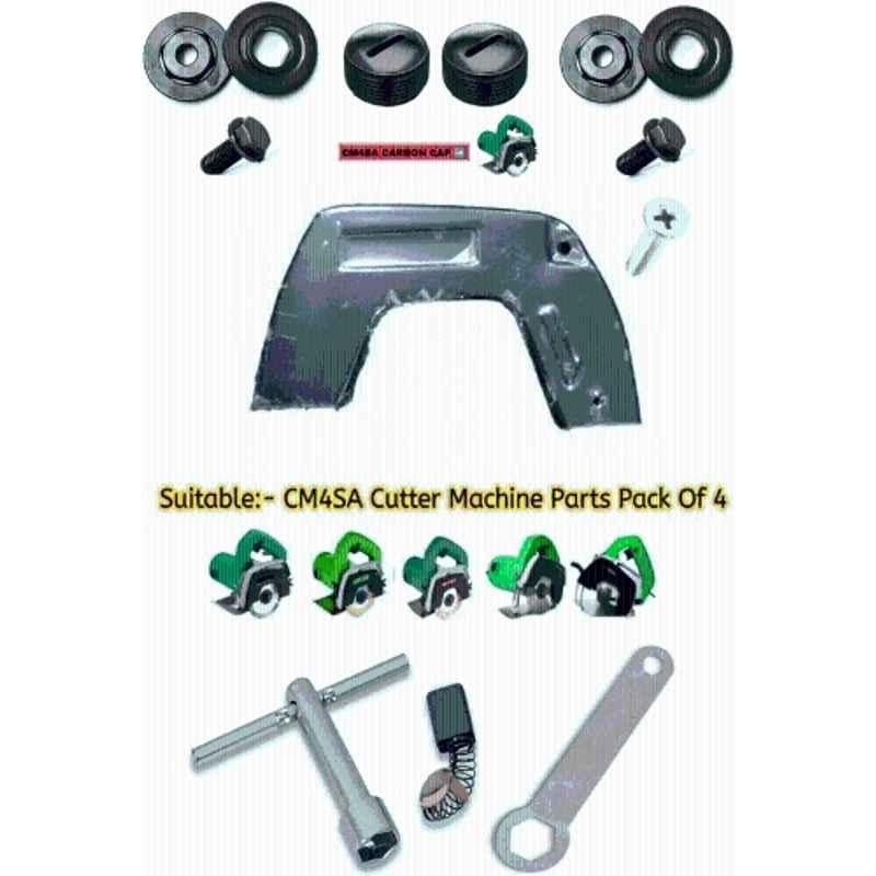 Mamodiaz 2 Pcs AB Washer, 2 Pcs L Bolt, Nath, Black Cover, 2 Pcs Spanner Set for CM4SA Marble Cutter