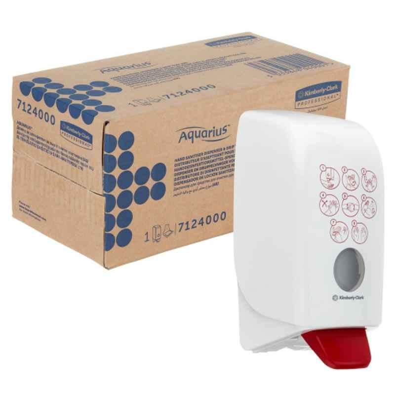 Kimberly Clark Aquarius 1L White Hand Sanitizer Dispenser, 7124