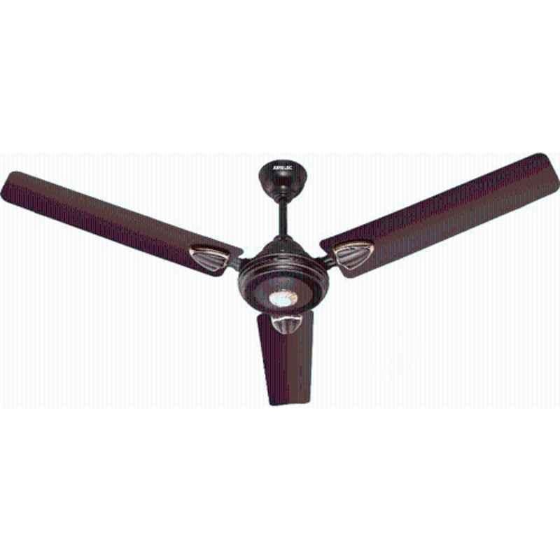Airelec Gloria Deco 28W 350rpm 5 Star Cherry Brown 3 Blade 0.5 LED BLDC Ceiling Fan with Remote & 2 Years Warranty Sweep: 1200 mm, AIRCFG8