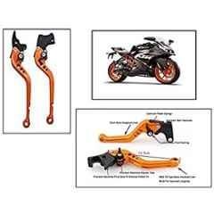 Meenu Arts Bajaj Series Clutch and Brake Levers - 6 Positions Adjustable levers for Bajaj Pulsar 200NS