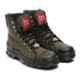 Unistar Leather PU Sole Olive Green Work Safety Boots, 7100_Olivegreen, Size: 8