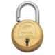 Godrej Nav-Tal 6 Levers Brass Padlock with 3 Keys, 3279 (Pack of 2)