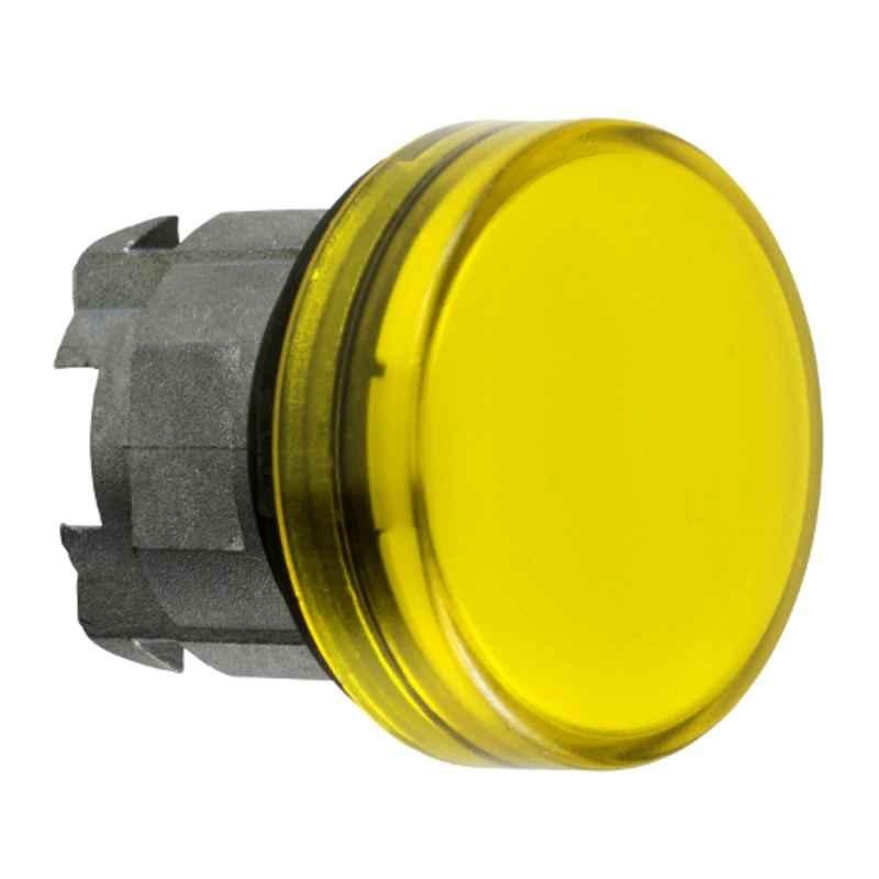 Schneider 22mm Round Yellow Light Head for Pilot Light, ZB4BV083S