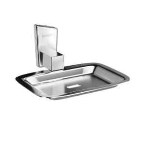 Lorazzo Kone Stainless Steel 304 Chrome Finish Single Soap Stand for Bathroom, LRZ KSS0151 S01