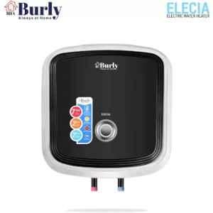 Burly ELECIA 10 Litre 2000W White & Black Storage Water Geyser