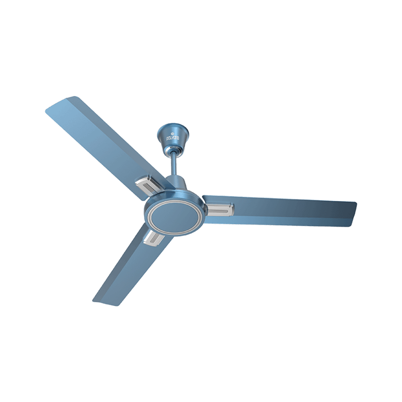 Polycab Ambiance 75W 400rpm Pearl Blue Ceiling Fan, Sweep: 1200 mm