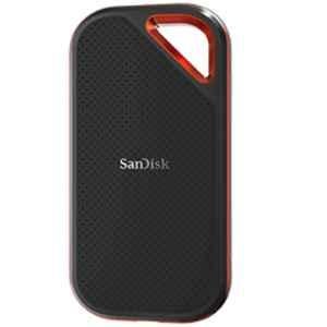 SanDisk Extreme 1TB Pro Portable Black SSD Drive, SDSSDE81-1T00-G25
