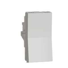 Schneider Electric Unica Pure 16A 1 Module 1 Way Polar White Switch, UNS161SW1M_WE
