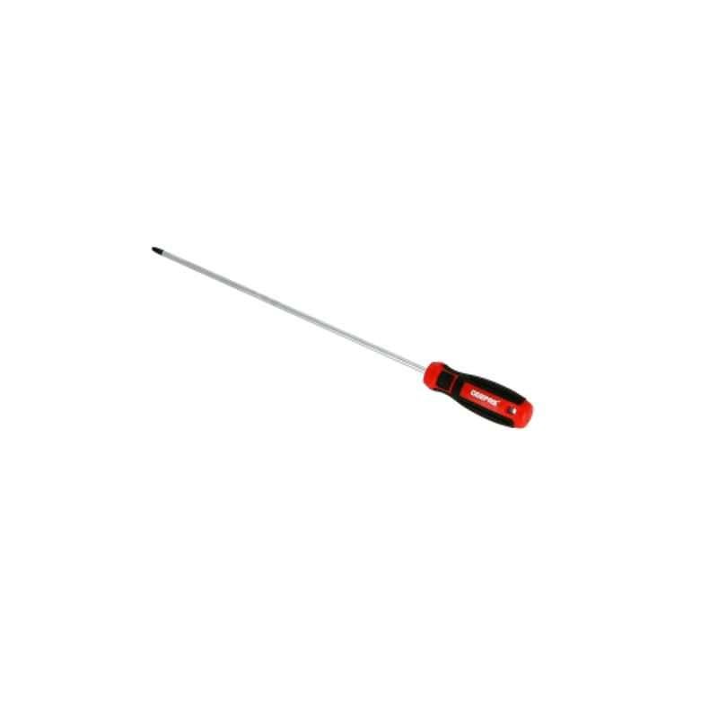 Geepas 325mm Chromium Vanadium Steel Black & Red Phillips Screwdriver, GT59228
