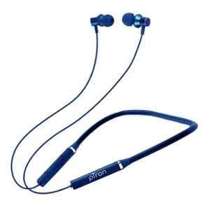 pTron Tangentbeat 10mm Dark Blue In-Ear Bluetooth Wireless Neckband with Mic, Enhanced Bass, Fast Charging, Magnetic Buds & IPX4