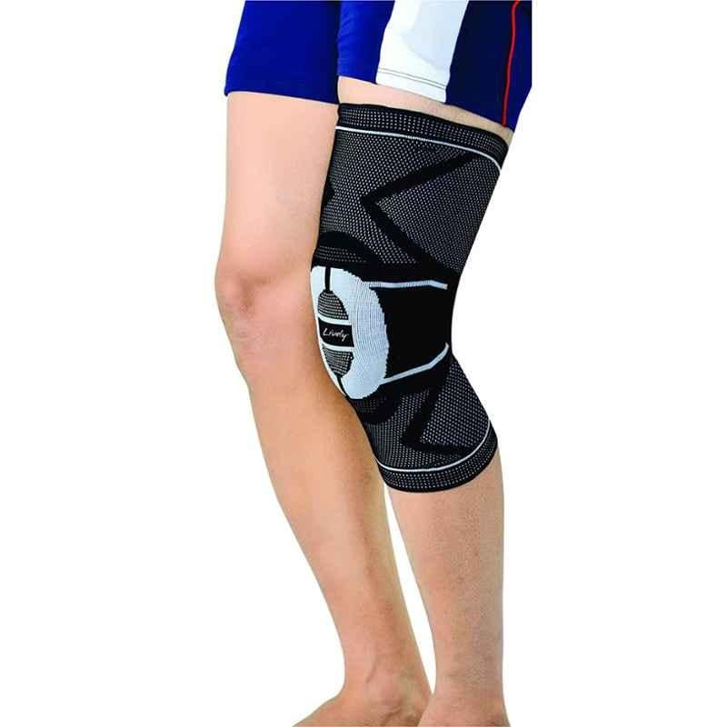Lively Extra Large 3D Knitted Right Knee Brace, 0200-015