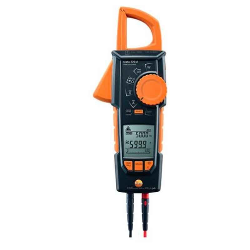 Testo 770-3 Clamp Meter Grabs Cables in all Positions