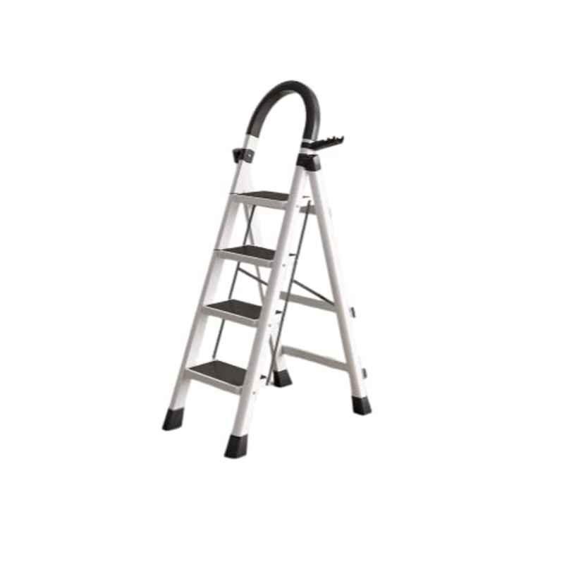 Luztol 150kg 3 Step CS & Plastic Black Foldable Ladder