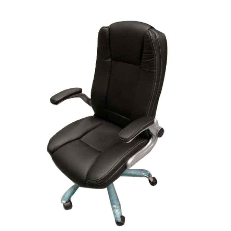 Smart Office Furniture Chrome Base PU High Back Office Chair, 246-1
