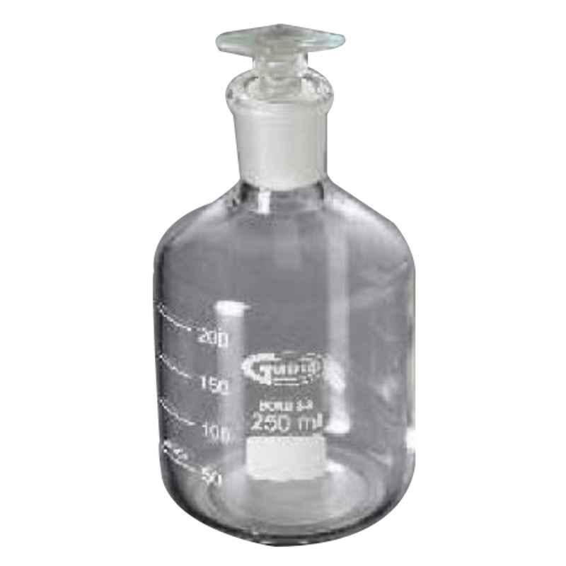 Glassco 150ml 200mm Boro 3.3 Glass Reusable Tube with Culture Round Bottom, 082.204.13 (Pack of 5)