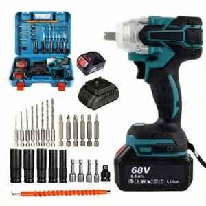 Okasta Flixo 1/2 inch 68V 350Nm 2-in-1 Cordless Impact Wrench with Brushless Motor & Bits