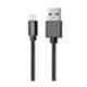 Ambrane ABCL-15 3A Nylon Black Lightning Braided Cable