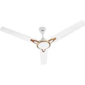 Usha Racer Chrome 50W Rich White Bronze 1 Star Ceiling Fan, Sweep: 1200 mm
