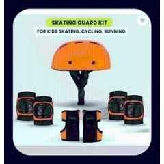 RB International Plastic & EVA Foam Orange Skating Kit Premiumm-185 Skating Kit