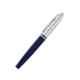 Cross Calais Black Ink Chrome & Blue Lacquer Finish Selectip Roller Ball Pen with 1 Pc Black Gel Ink Refill Set, AT0115-3