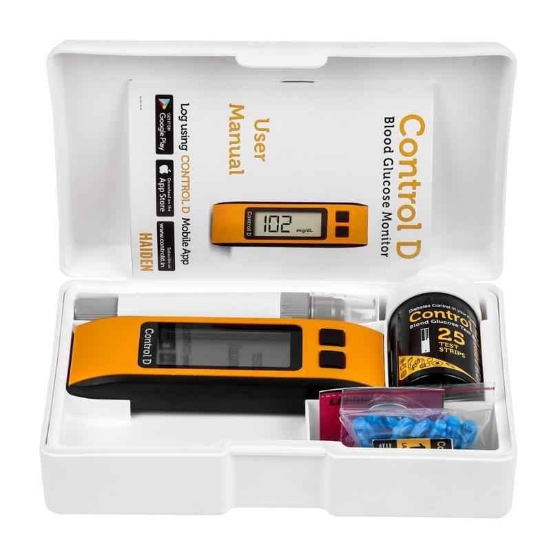 Control D Glucometer Kit with 25 Strips (Pack of 3)