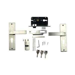 Voltizi ‎Fasino 8 inch ‎Stainless Steel ‎Matt Finish Mortise Main & Bedroom Lock Set
