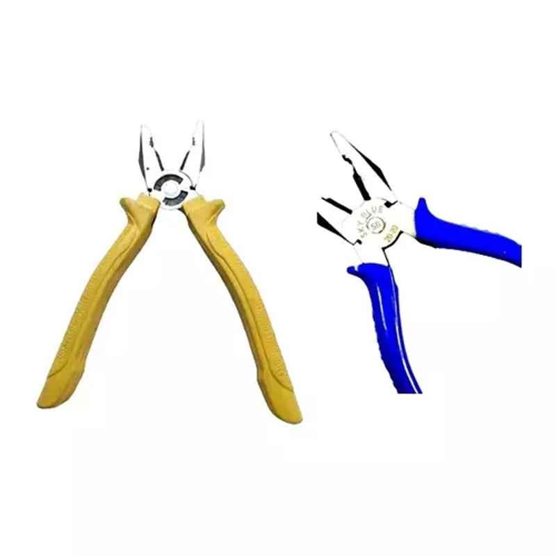 Sky Blue 2 Pcs 7.8 inch Lineman Plier Combo, SBE_PLIER_COMBO_MOD_01722