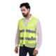 ReflectoSafe Luster High Visibility Reflective Adjustable Green Polyester Safety Jacket, Size: XL (Pack of 10)