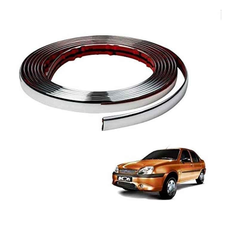 Kozdiko 20m 14mm Silver Car Side Window Chrome Beading Roll for Ford Ikon
