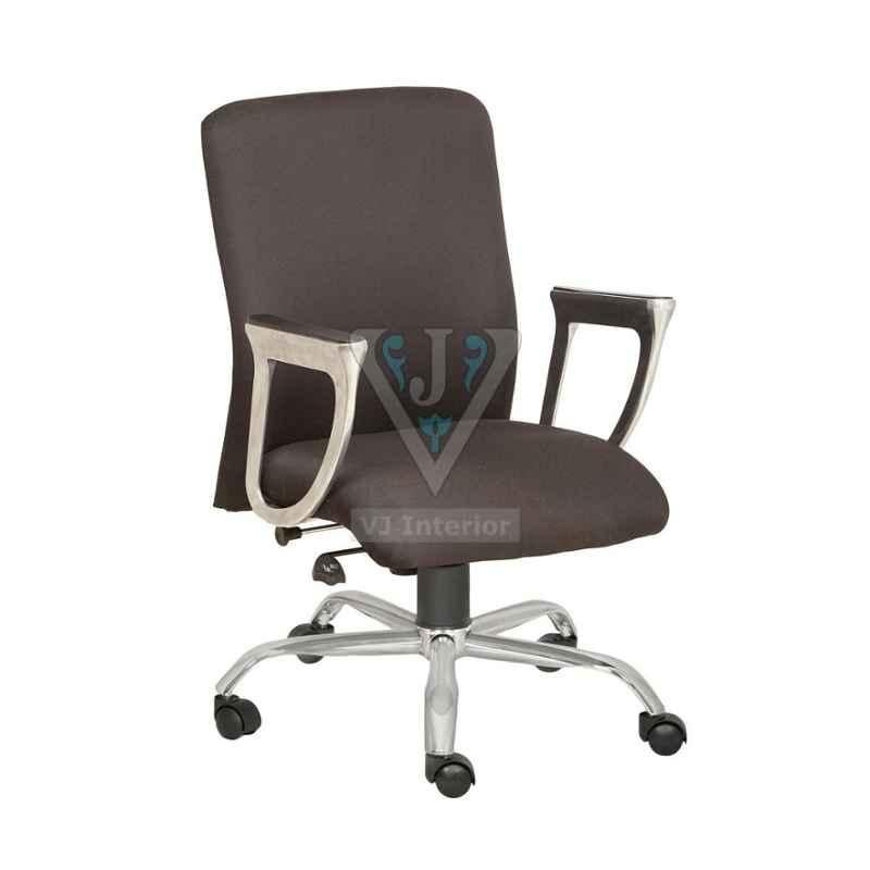 VJ Interior 17x19 inch Mesh Fabric Mid Back Padded Office Chair, VJ-1665
