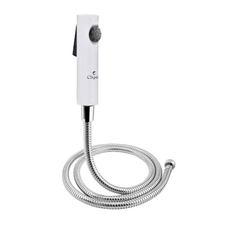 Cliquin Royal ABS Chrome Wall Mounted Health Faucet with SS-304 1m Flexible Shower Tube, KSHF2209