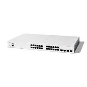 Cisco Catalyst 1300 24 Ports 10/100/1000 + 4x 10GE SFP+ Managed Network Switch, C1300-24T-4X