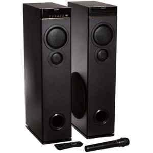 Philips Black Multimedia Tower Speakers, SPA9080B