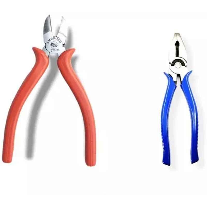 Sky Blue 2 Pcs 7.8 inch Lineman Plier Combo, SBE_PLIER_0481