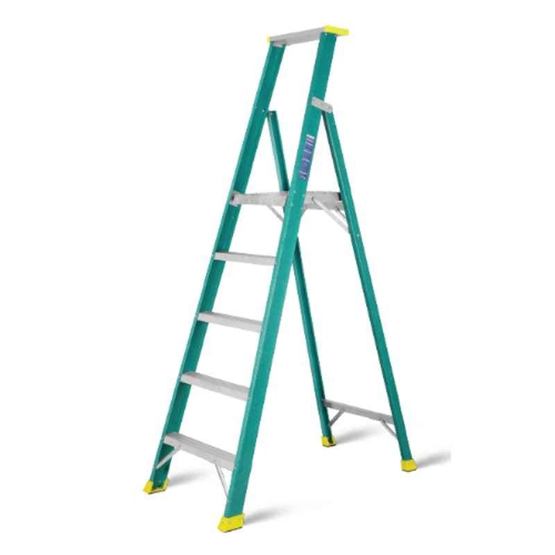 Topman 4+1 Step Fiber Glass Platform Ladder, FRPPFL5