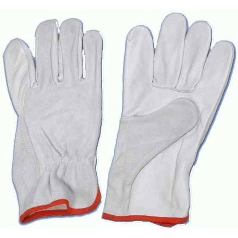 Siddhivinayak 10 inch Leather Driving Gloves (Pack of 10)