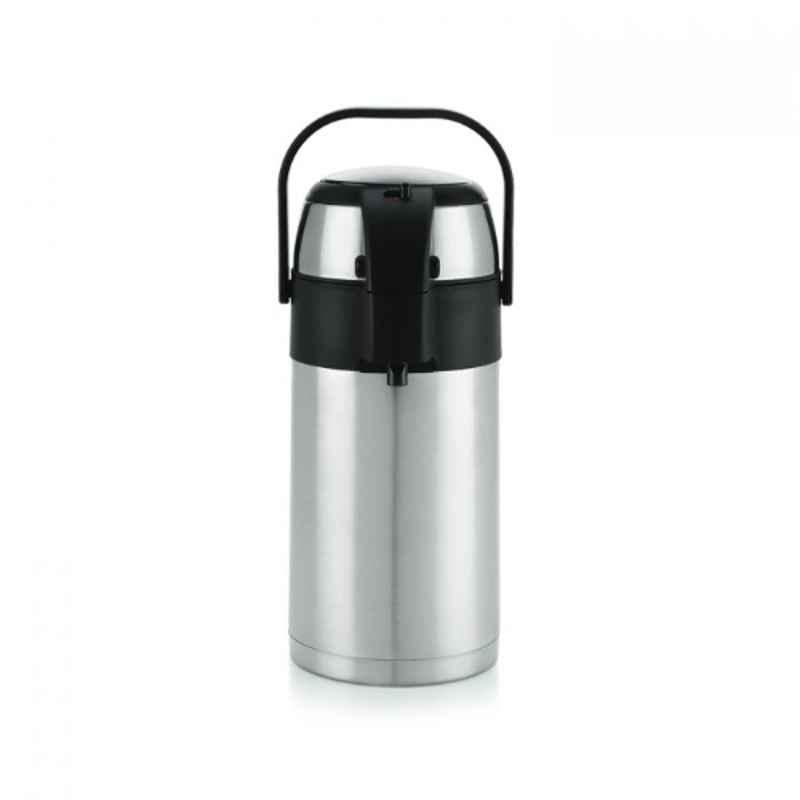 Cello S-Vac 3000ml Stainless Steel 304 Silver Vacuum Beverage Dispenser, 405CSP0087
