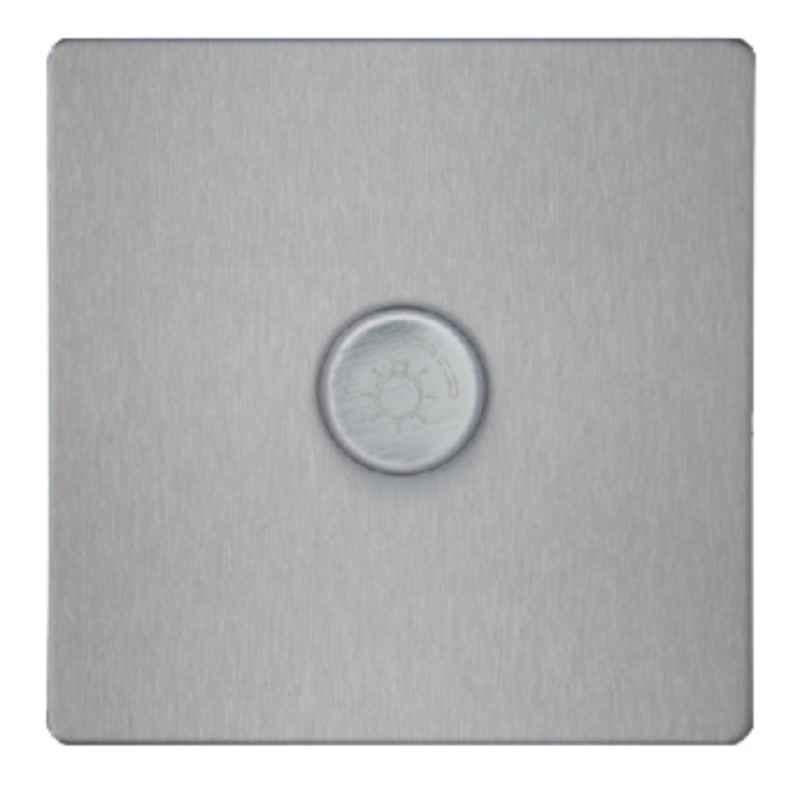 RR Vivan Metallic 1000W Brushed Stainless Steel 1-Gang 2-Way Dimmer Switch with Black Insert, VN6648M-B-BSS