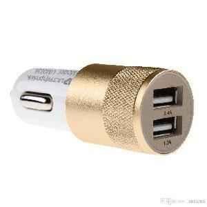 Ultraprolink UM0036WG 3.4A Titanium White/Gold Dual USB Car Charger