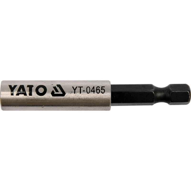 Yato 60mm 1/4inch Drive Magnetic Screwdriver Bit Holder, YT-0465