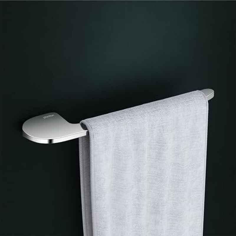 Plantex Smero Pure Brass Hand Towel Holder/Napkin Holder for Wash Basin/Napkin Hanger/Bathroom Accessories Aqua Chrome