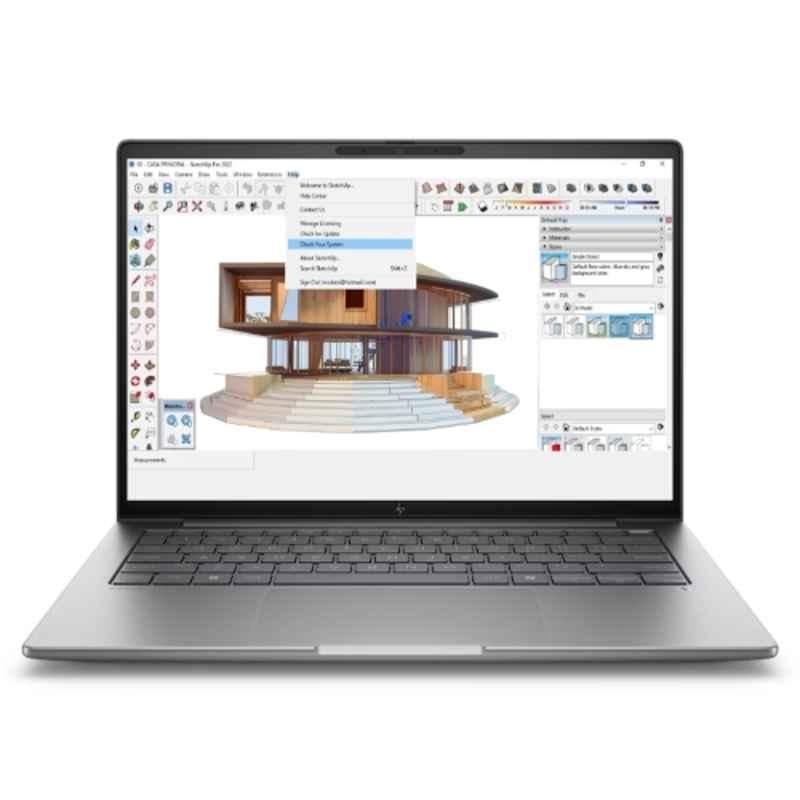 HP ZBook 8 G1i Silver Laptop with Intel Core Ultra 7 255H/32GB DDR5 RAM/1TB SSD/Window 11 Pro/14 inch WUXGA Display & 3 Years Warranty, C1KK0PT