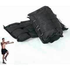 Matrica 1kg Black Ankle Weight & 1kg Wrist Weight for Exercise, Fitness, Gym, Resistance & Strength Training