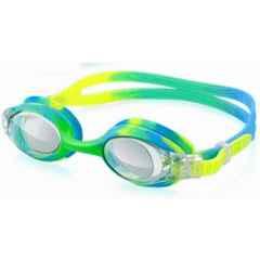 Matrica Green & Blue Periwinkle Futura Biofuse Swimming Goggle for Unisex-Adult