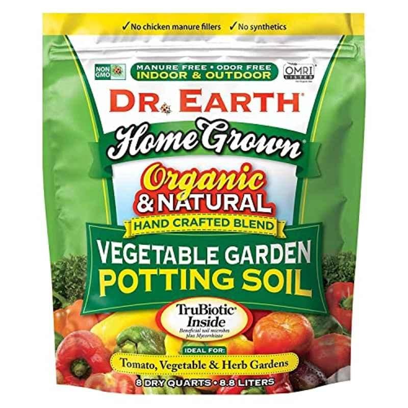 Dr Earth 8.8L Brown Home Grown Vegetable Garden Potting Soil, 826
