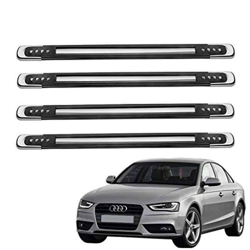 Kozdiko 4 Pcs Designer Black Bumper Protector Set for Audi A4, Koz-19805