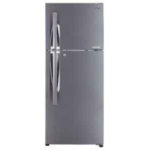 LG 260L 3 Star Shiny Steel Frost Free Smart Inverter Refrigerator, GL-C292RPZY