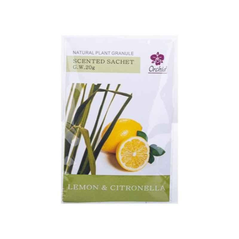 Orchid 20g White Lemon Natural Scented Sachet, 5106000020118