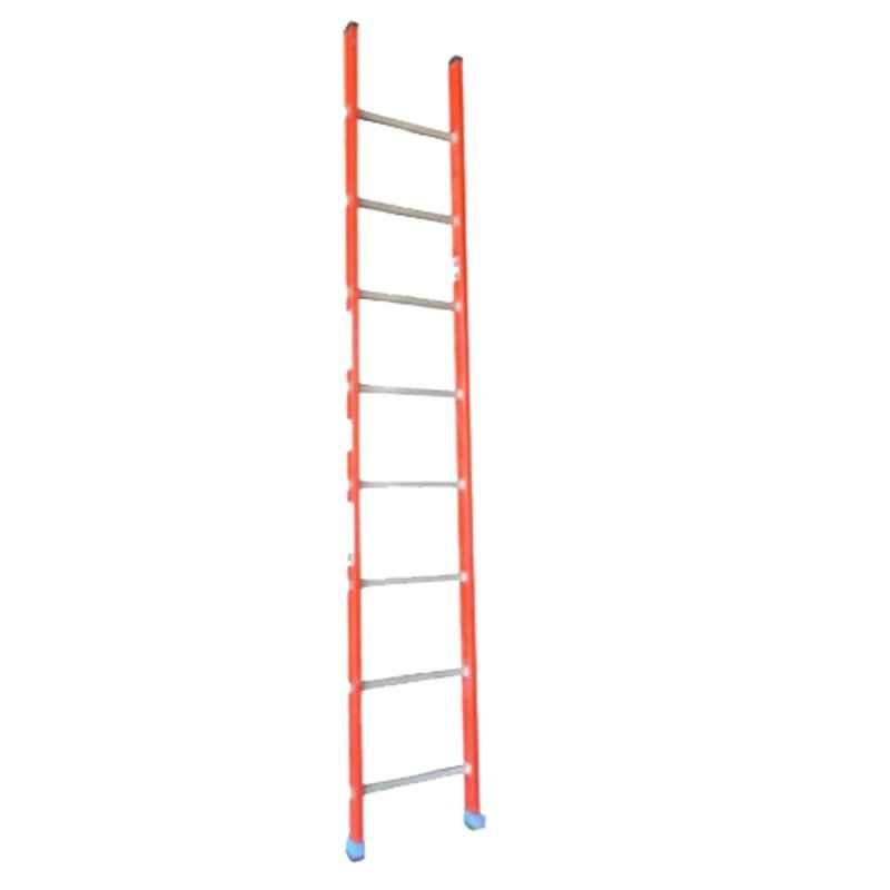 Wallclimb 16 Step Fiberglass Straight Ladder, WFGLS16